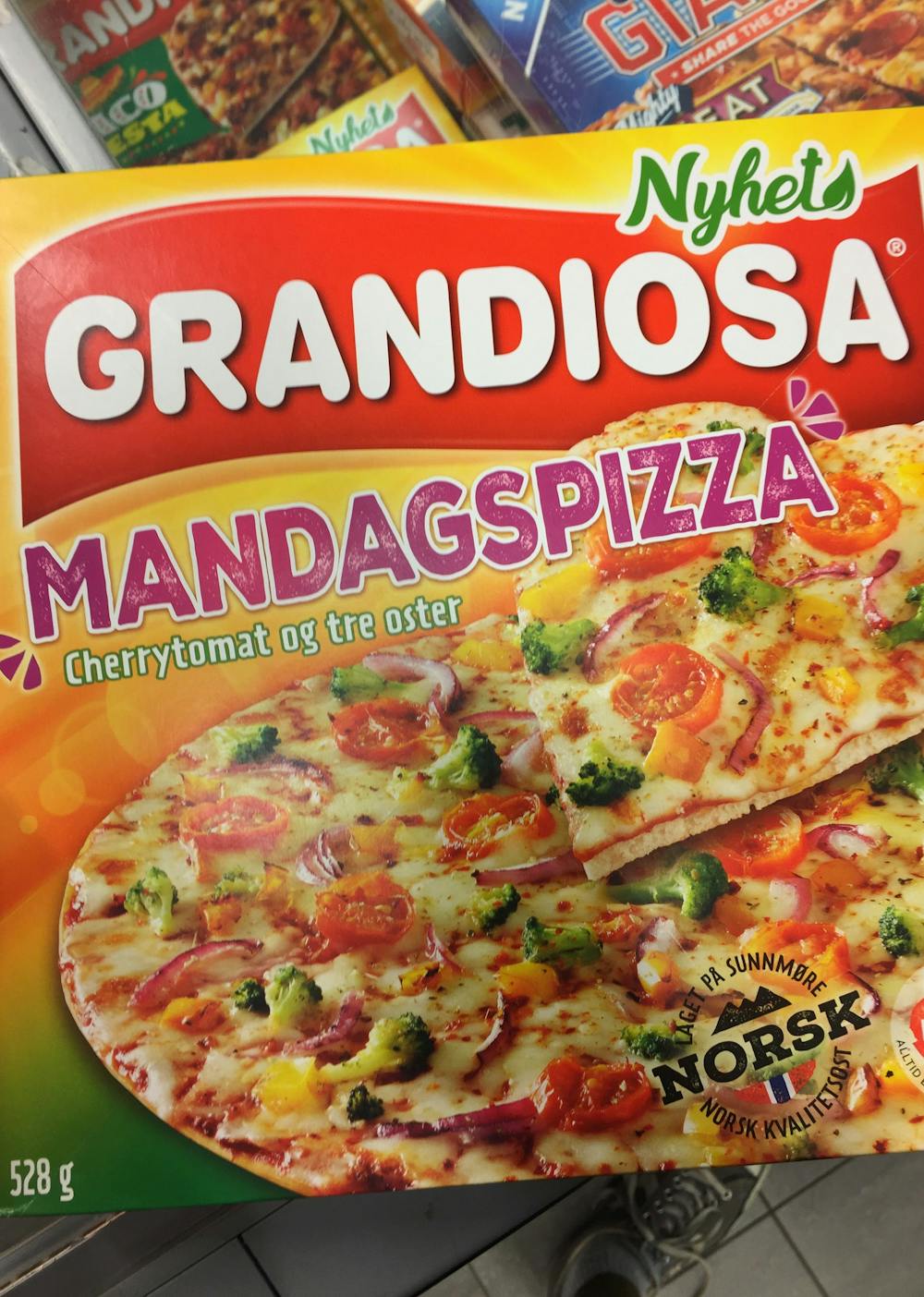 Mandagspizza, Grandiosa