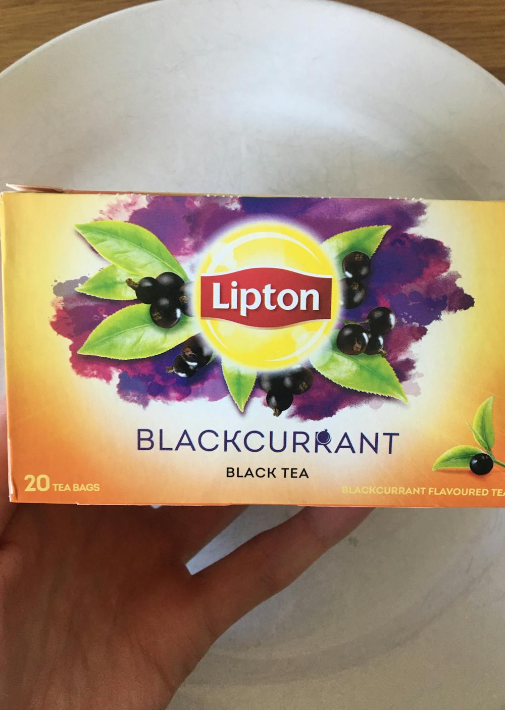 Blackcurrant tea, Lipton