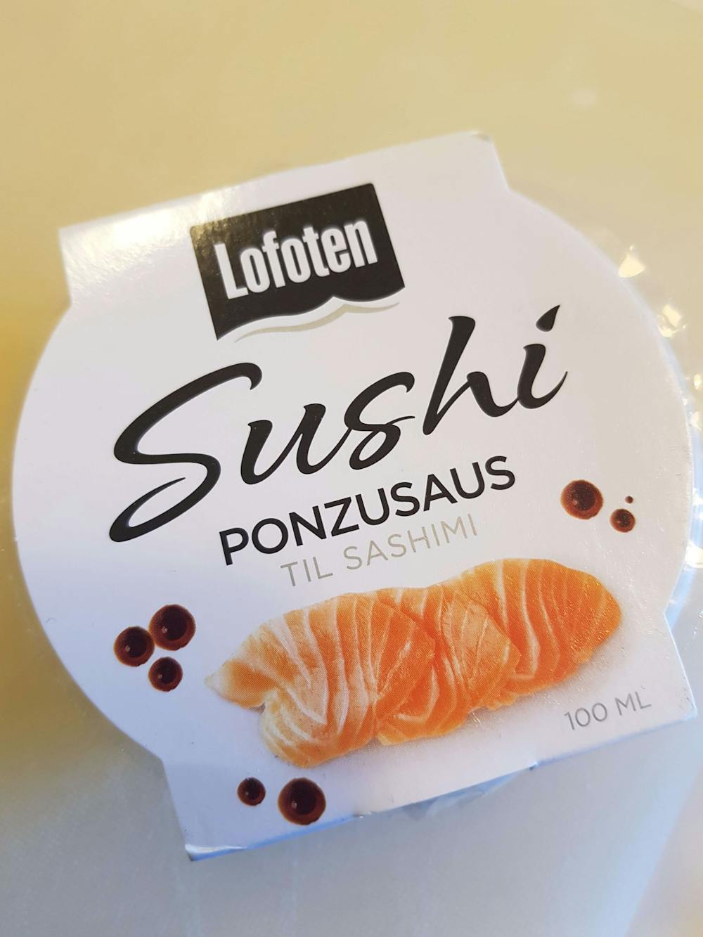 Ponzusaus til sashimi, Lofoten
