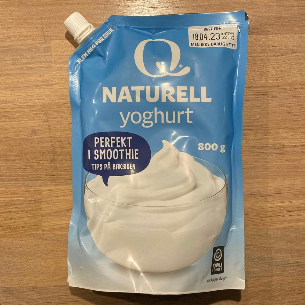 Naturell, Yoghurt