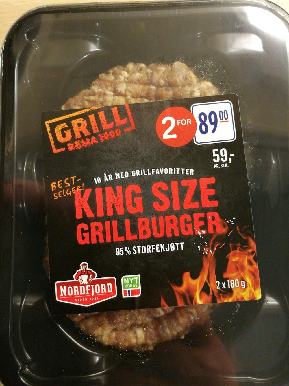 King size grillburger, Nordfjord