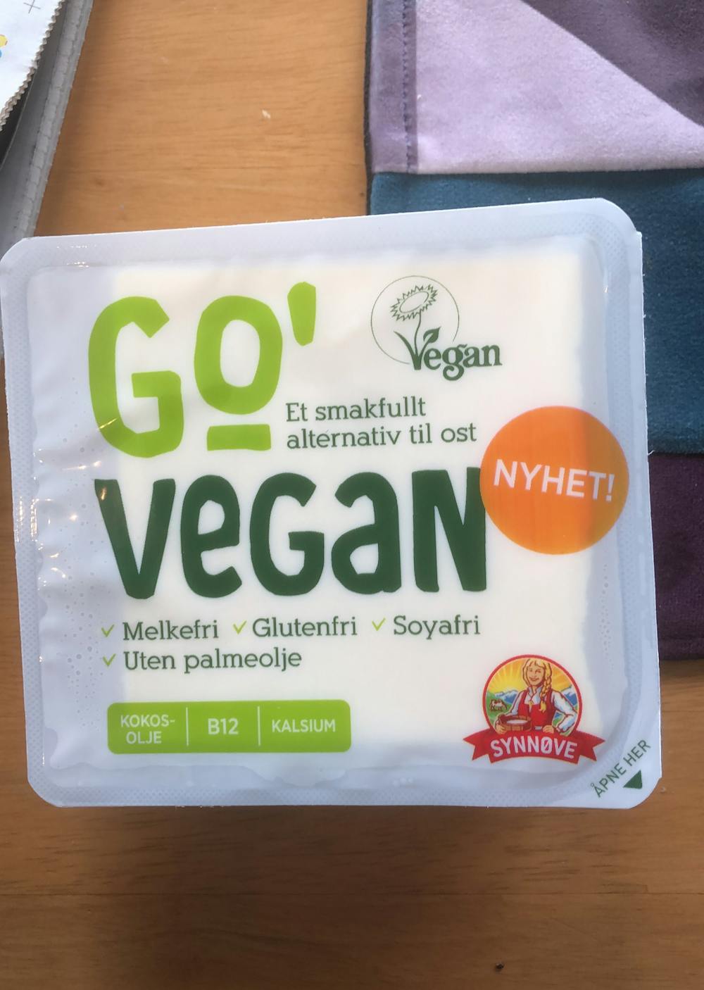 Go' vegan et smakfullt alternativ til ost, Synnøve