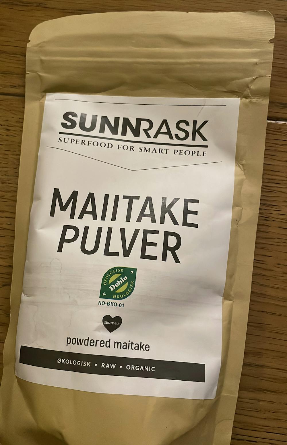 Maitake pulver, SunnRask
