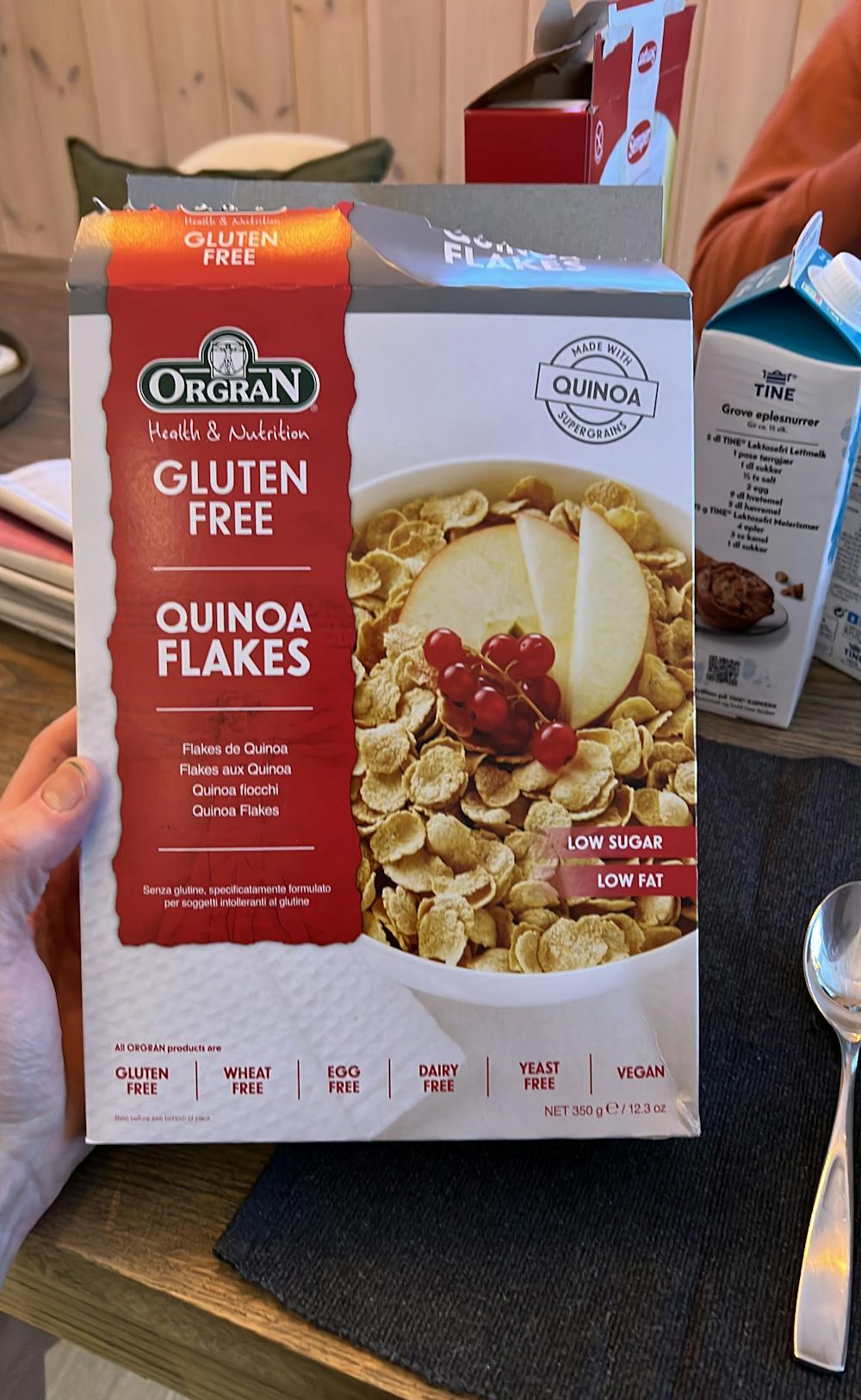 Orgran Quinoa flakes, Orgran