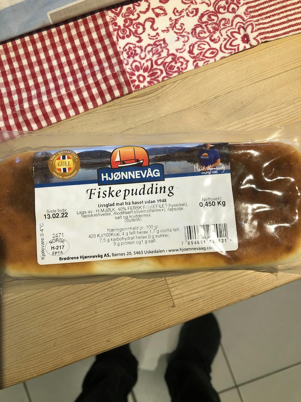 Fiskepudding , Hjønnevåg 