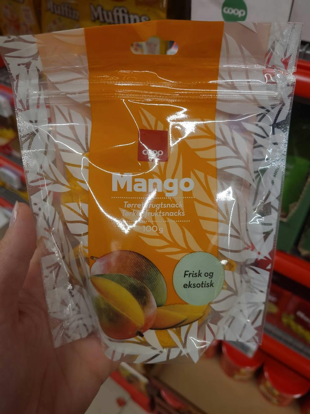 Mango tørket fruktsnacks, Coop