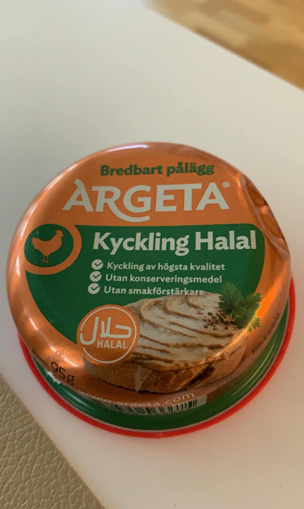 Kyckling halal, Argeta