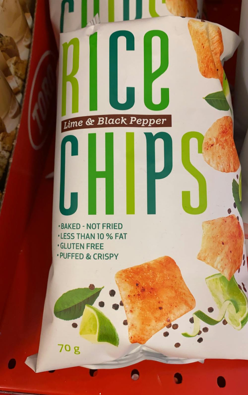 Lime og Pepper, Nice & Rice chips