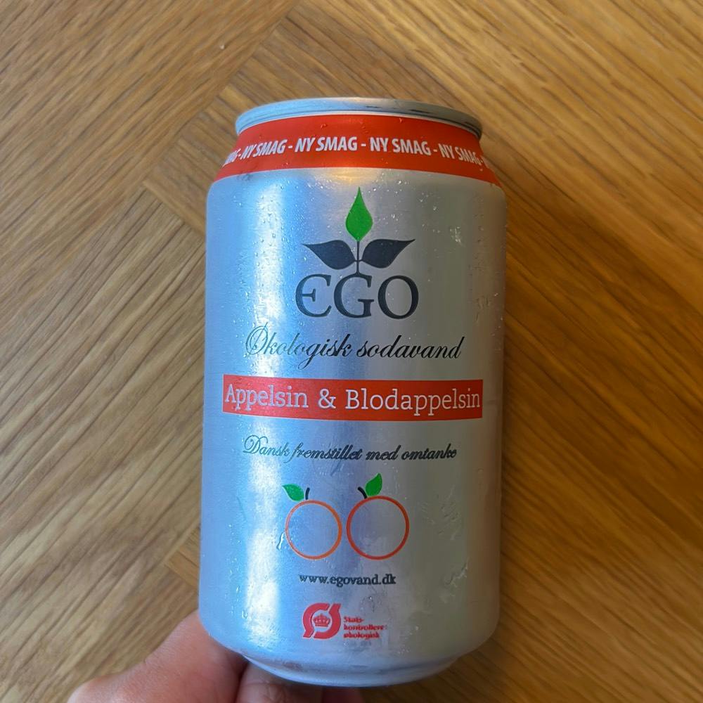 Økologisk sodavand appelsin & blodappelsin, Ego