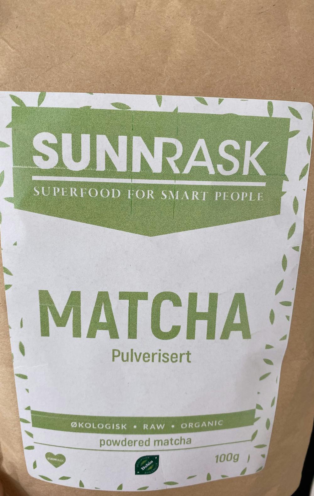 Matcha, Sunnrask