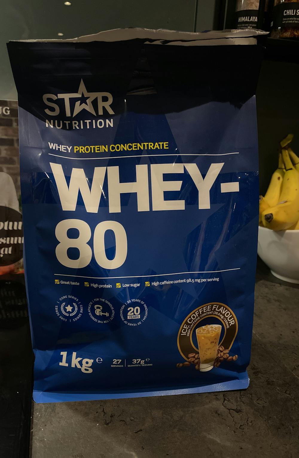 Whey-80, ice coffee flavour, Star Nutrition