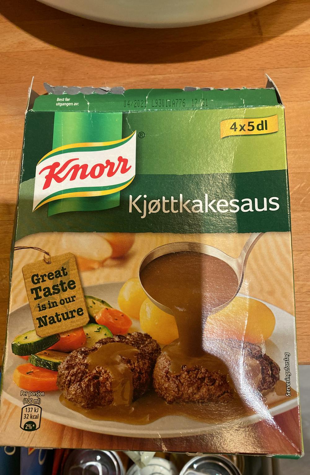 Kjøttkakesaus, Knorr