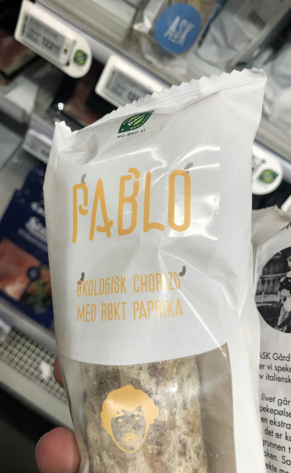 Økologisk chorizo med røkt paprika, Pablo