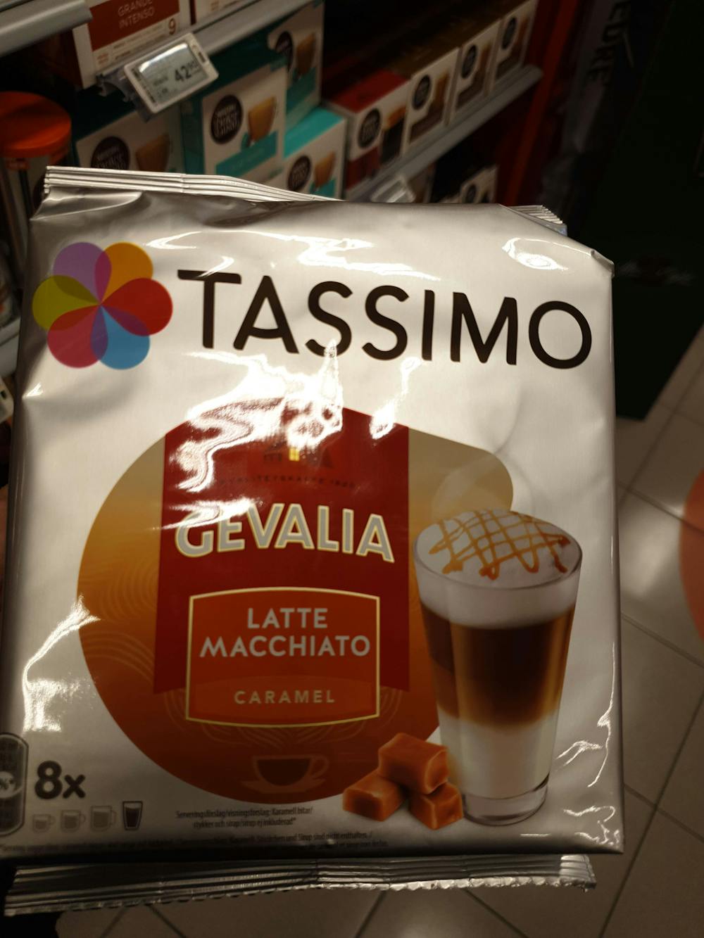 Latte macchiato caramel, Tassimo