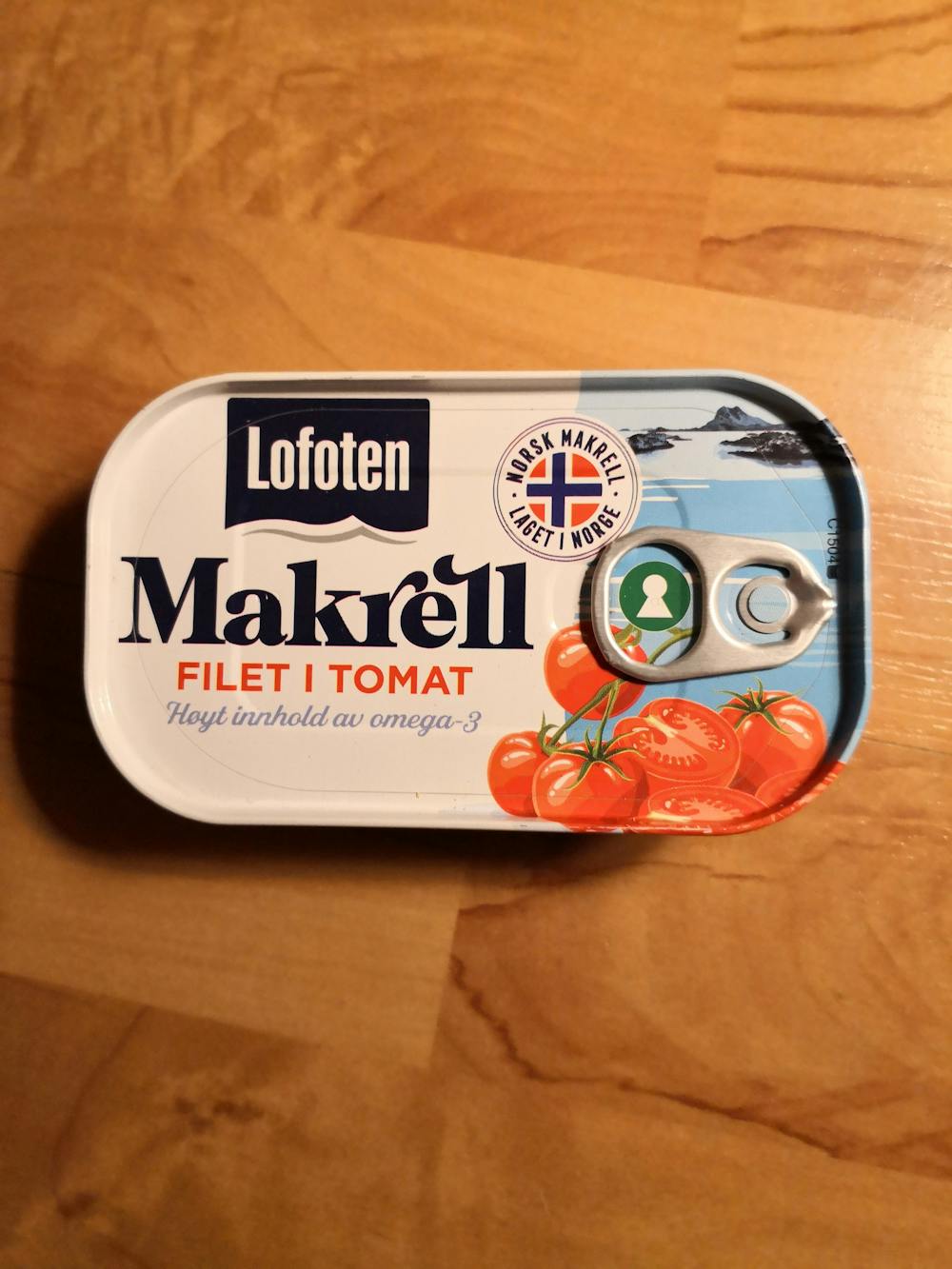 Makrell filet i tomat, Lofoten