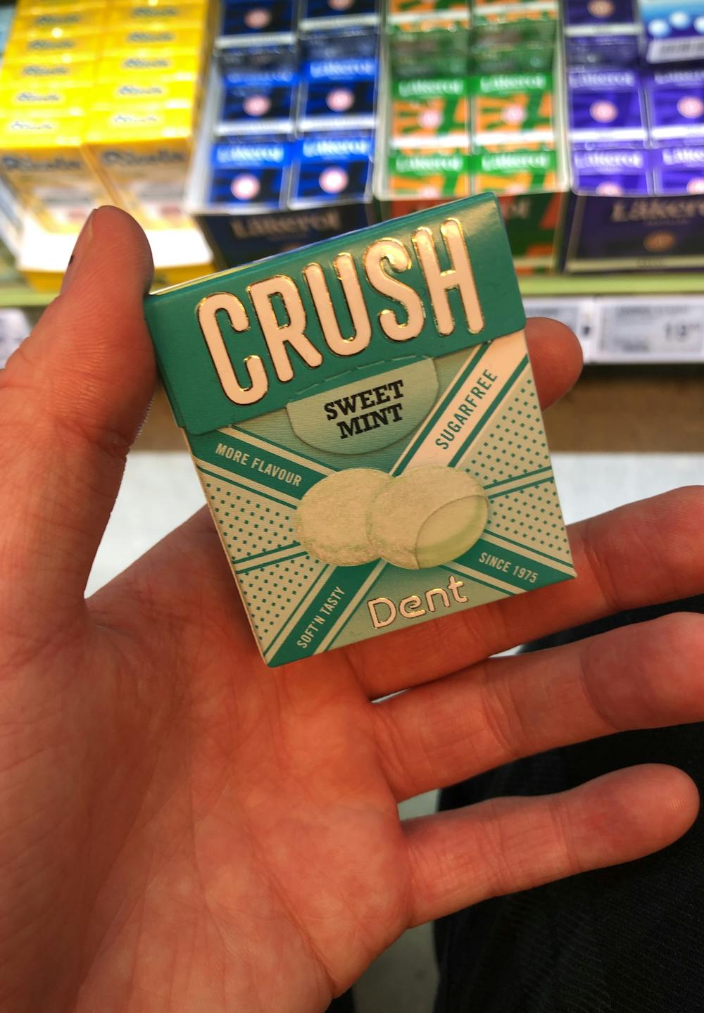 Crush sweet mint, Dent