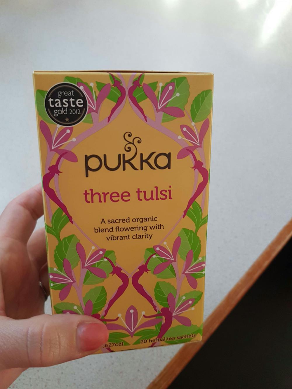 Three tulsi, Pukka