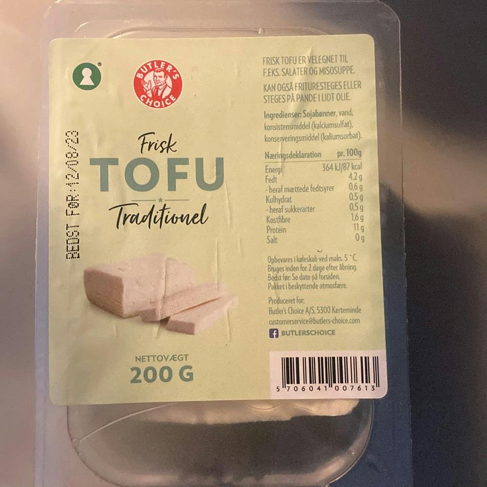 Frisk Tofu Tradisjonell, Butler’s Choice