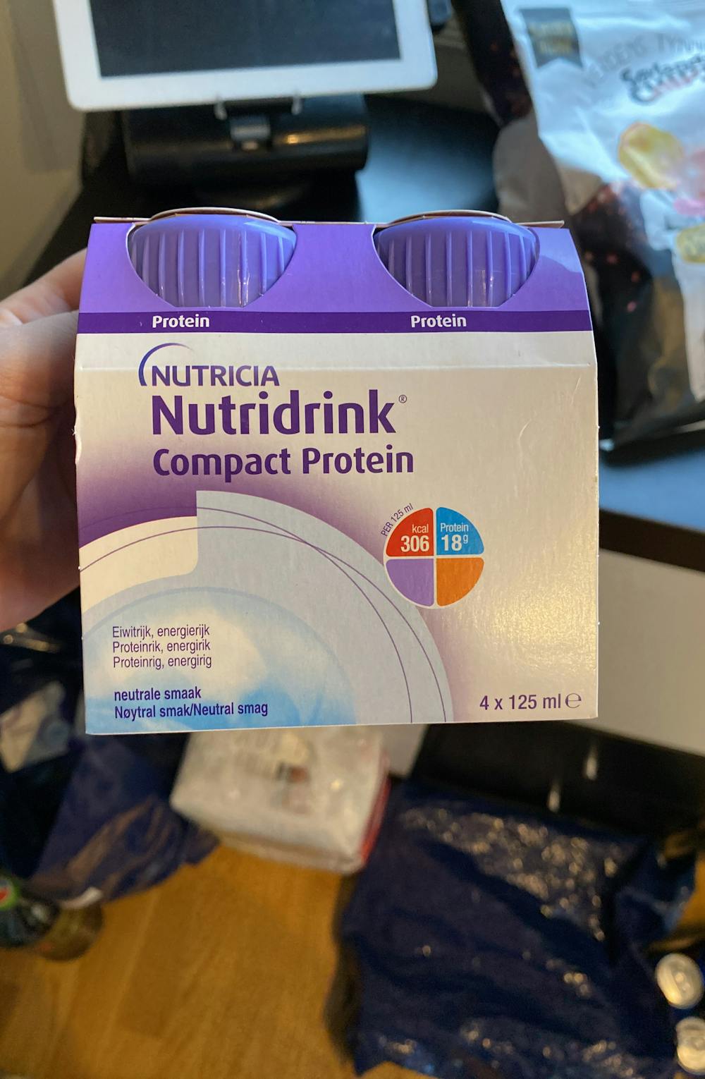 Nutridrink Compact Protein, nøytral smak, Nutricia