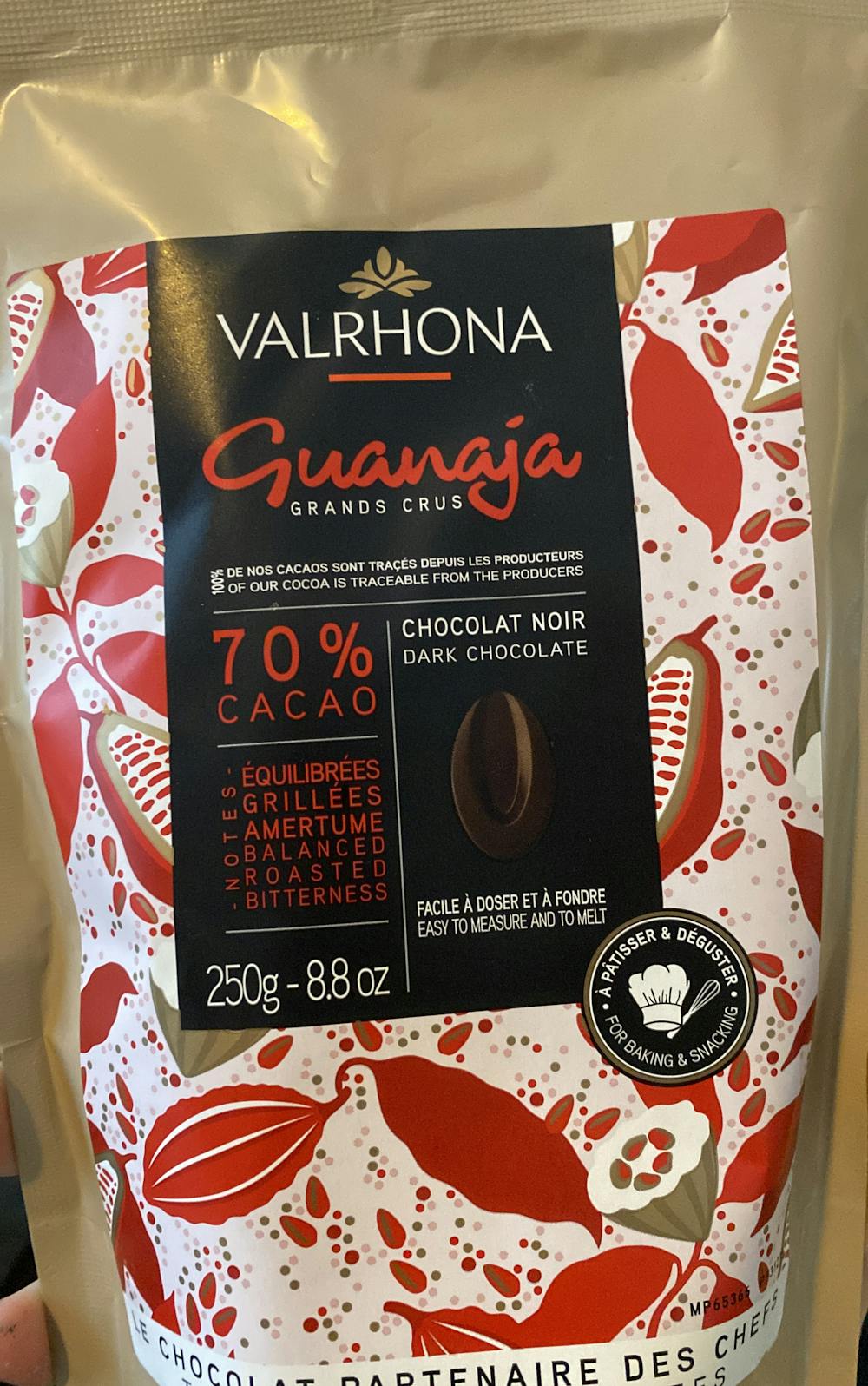 Guanaja grands crus dark chocolate, Valrhona