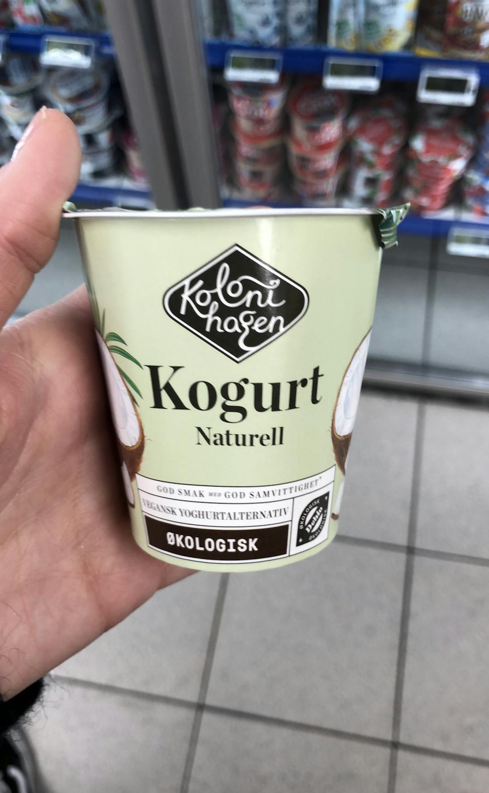 Kogurt naturell, Kolonihagen