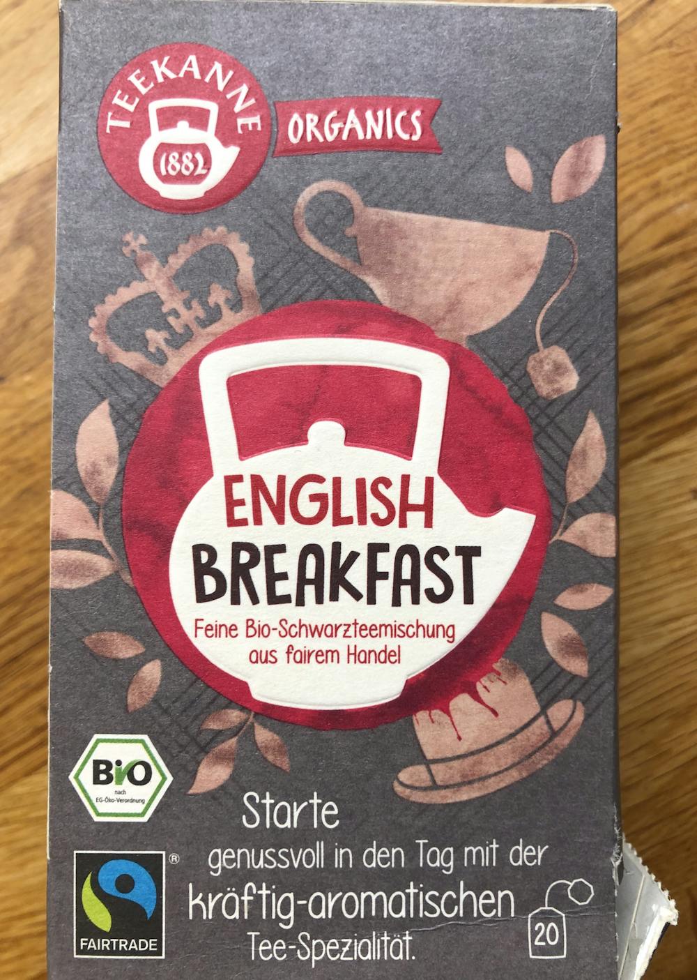 English breakfast, Tekanne