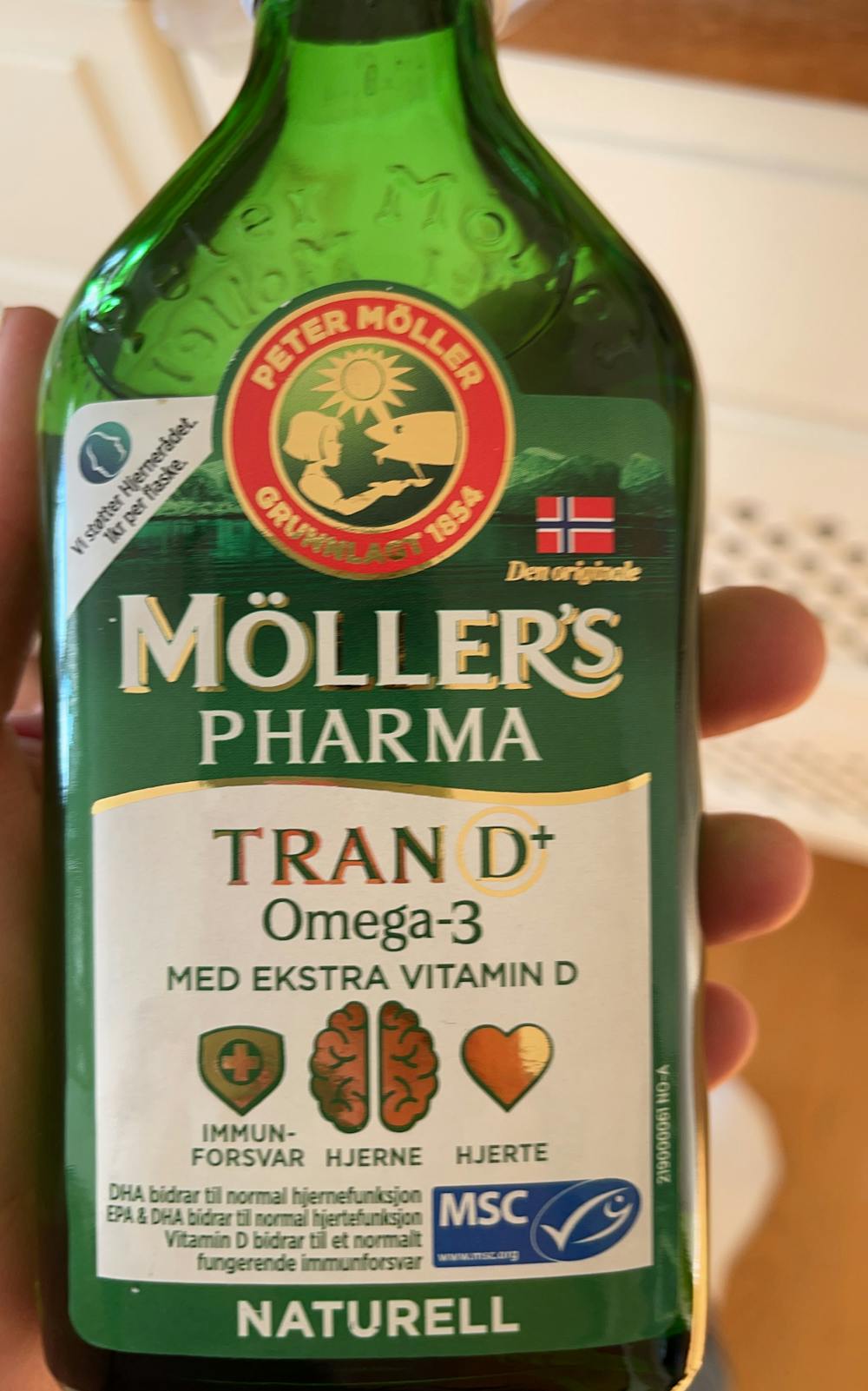 Tran D+ Omega-3, Möllers