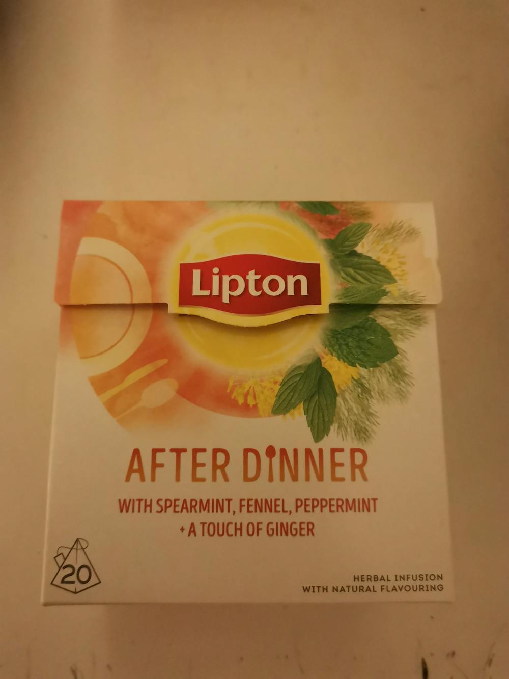 After dinner, Lipton