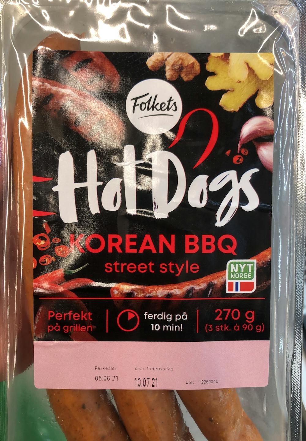 Hot dogs, korean BBQ street style, Folkets