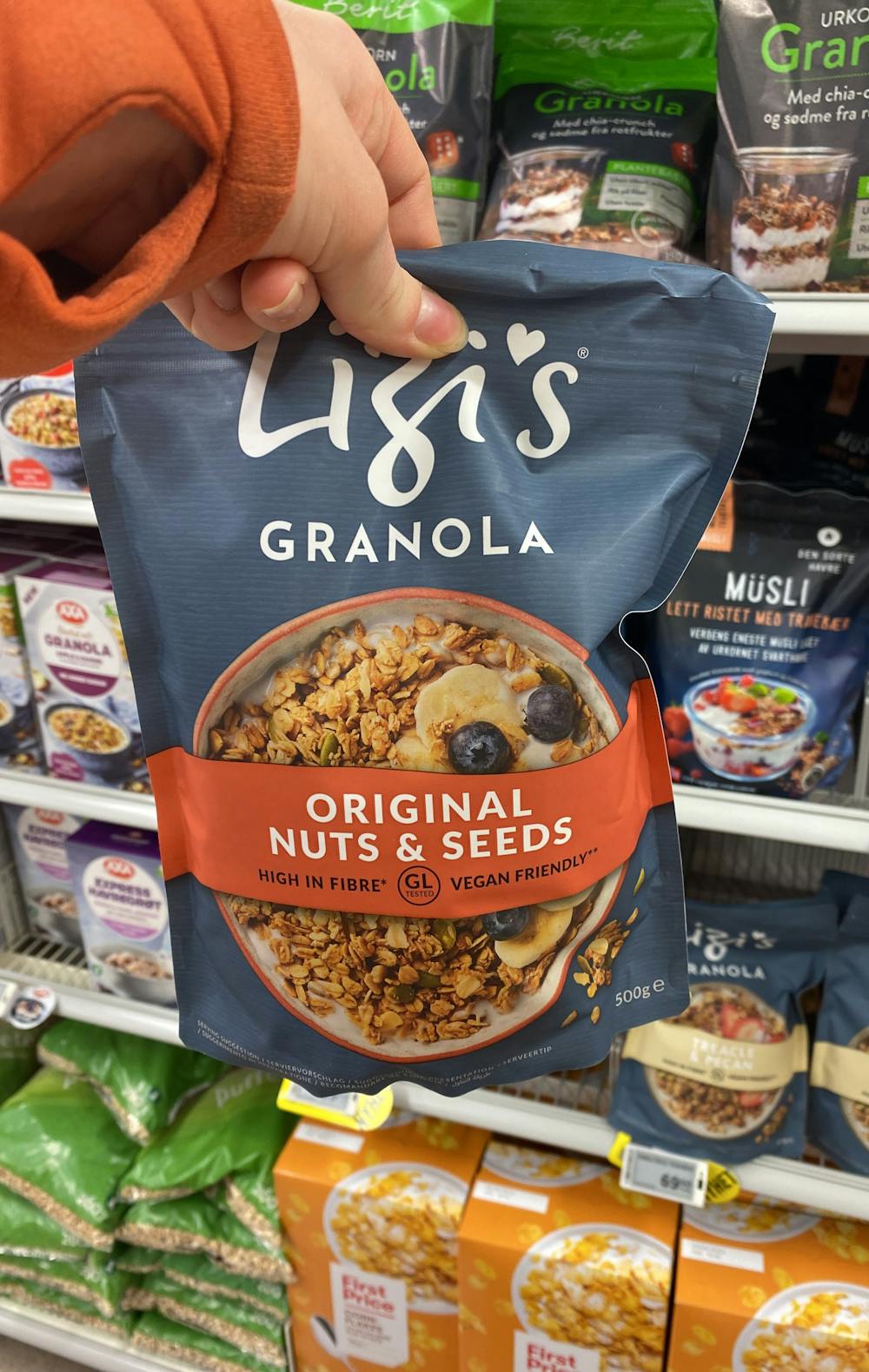 Granola - nuts and seeds, Lizis