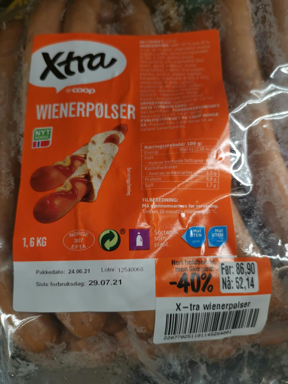 Wienerpølser, Xtra