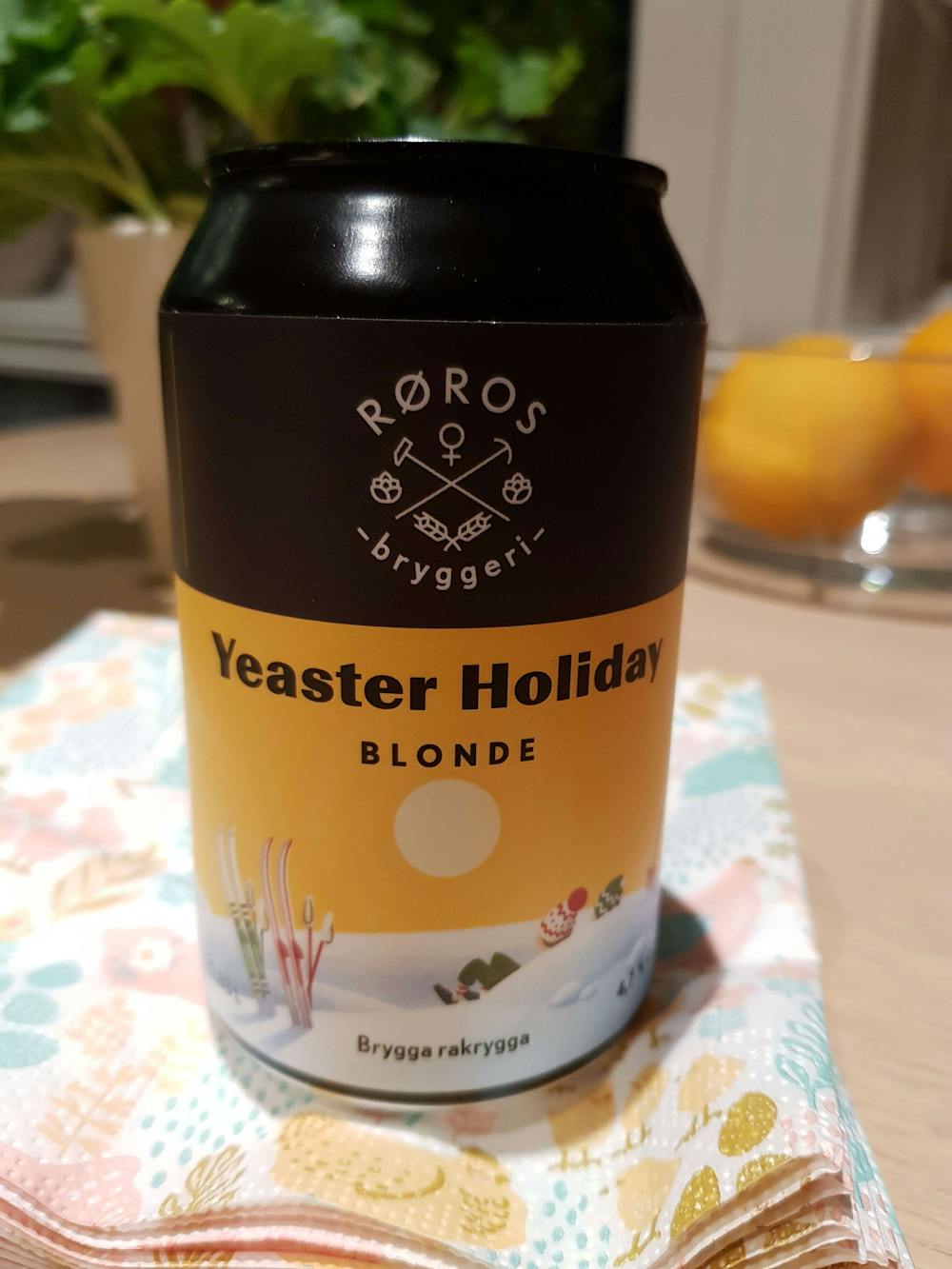 Yeaster holiday blonde, Røros bryggeri