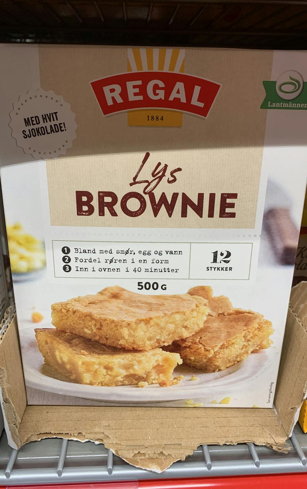 Lys brownie, Regal
