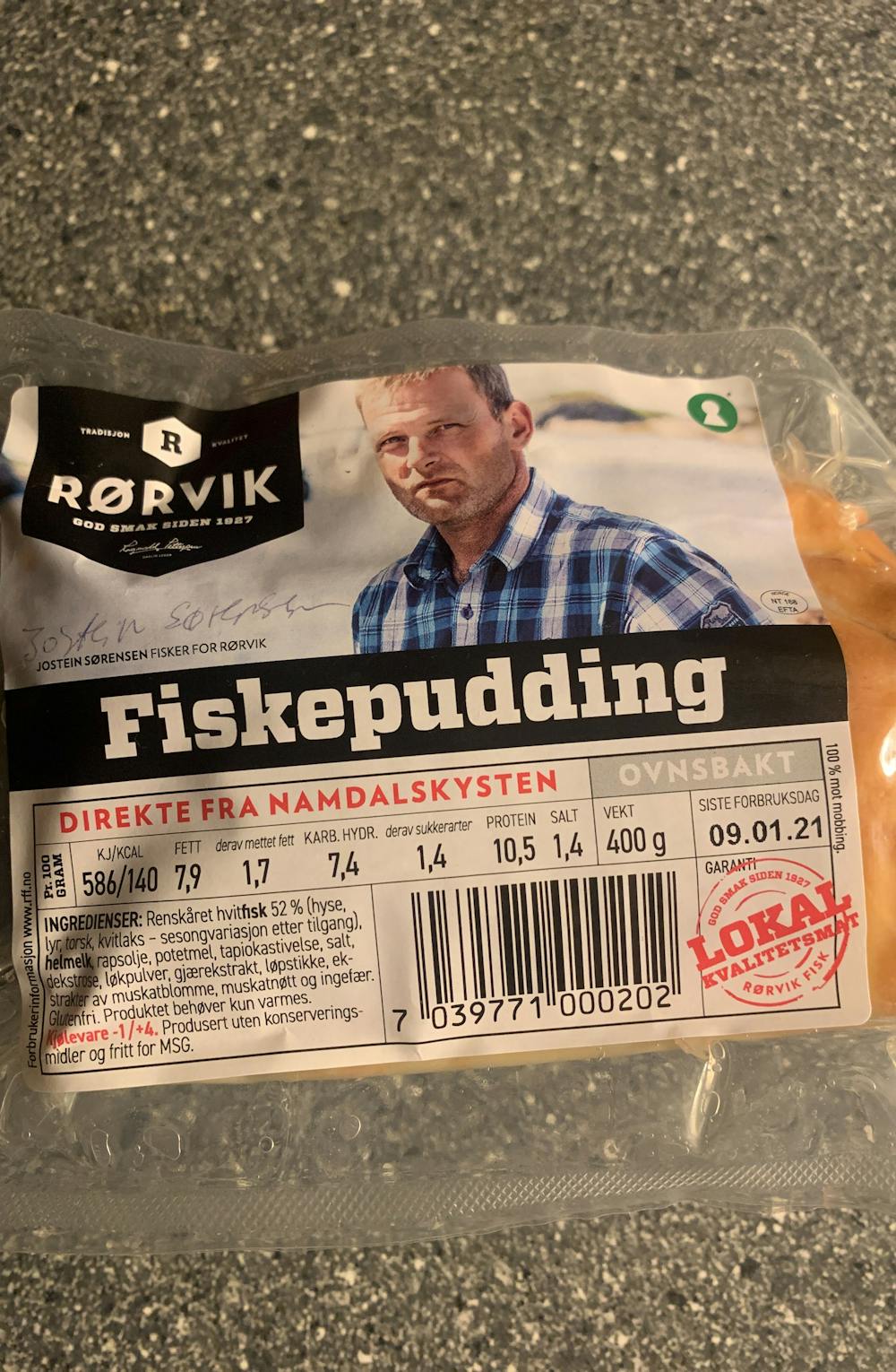 Fiskepudding, Rørvik