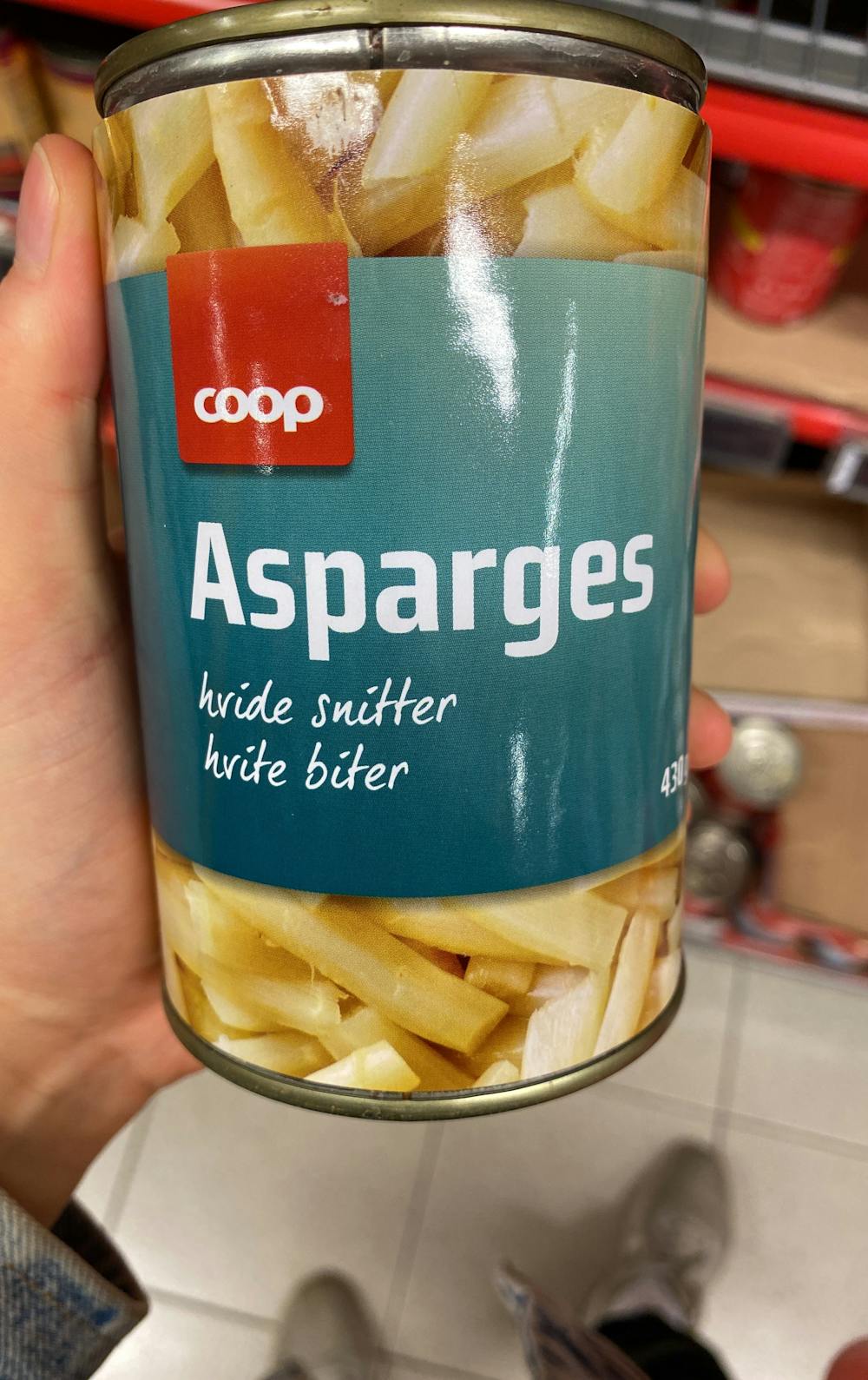 Asparges, Coop