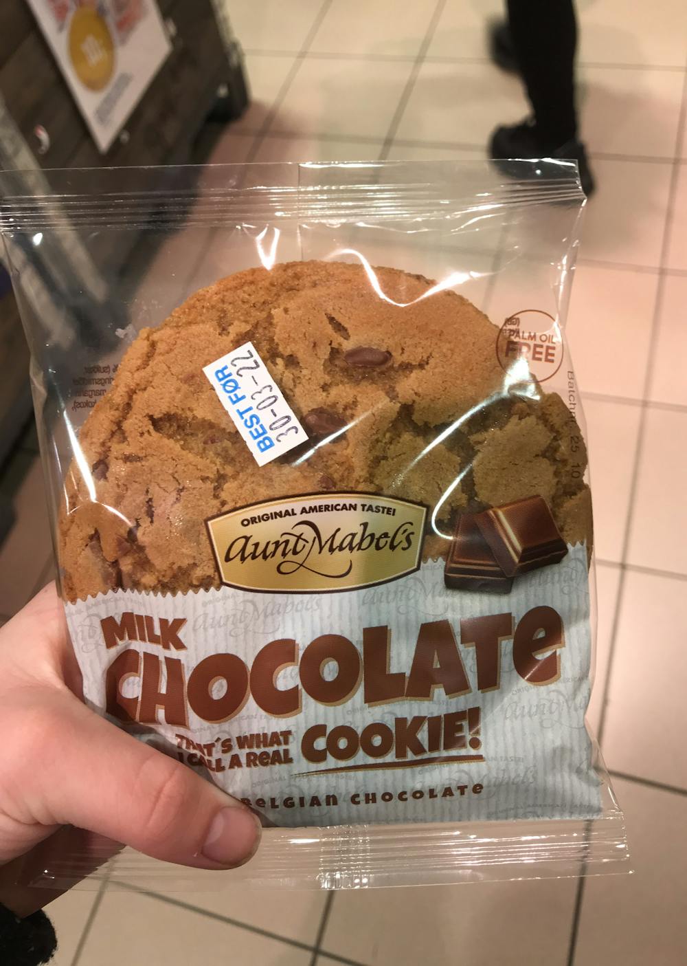 Milk chocolate cookie , Aunt Mabel´s
