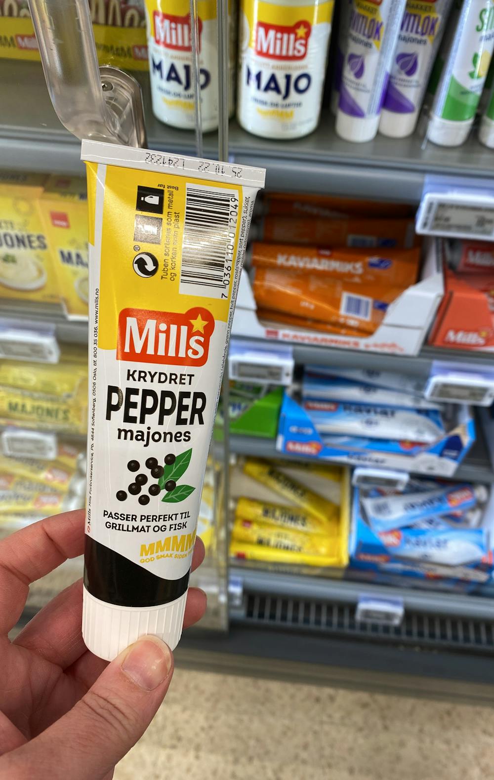 Kryddret pepper majones , Mills
