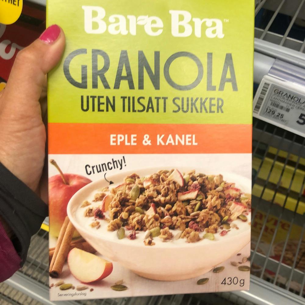 Granola - Eple&Kanel 430g Bare Bra