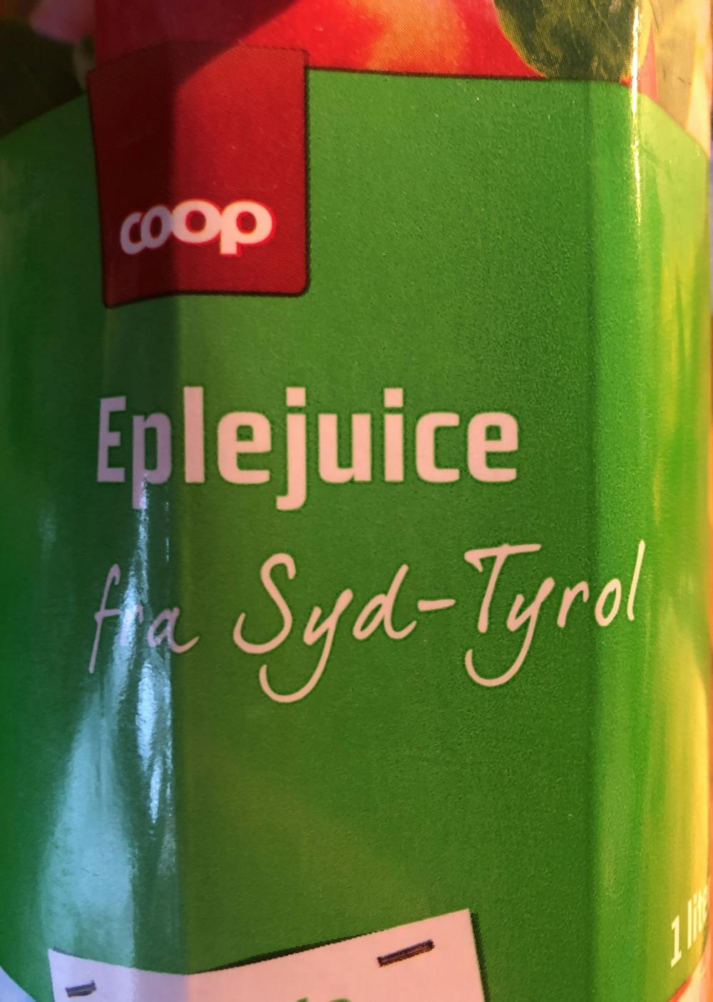 Eplejuice fra Syd-Tyrol, Coop