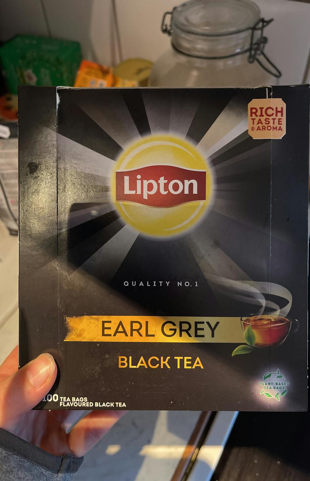 Earl Grey Black Tea, Lipton Noba