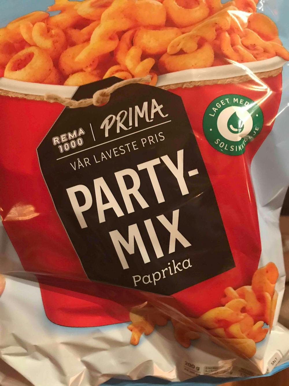 Party mix paprika, Rema 1000