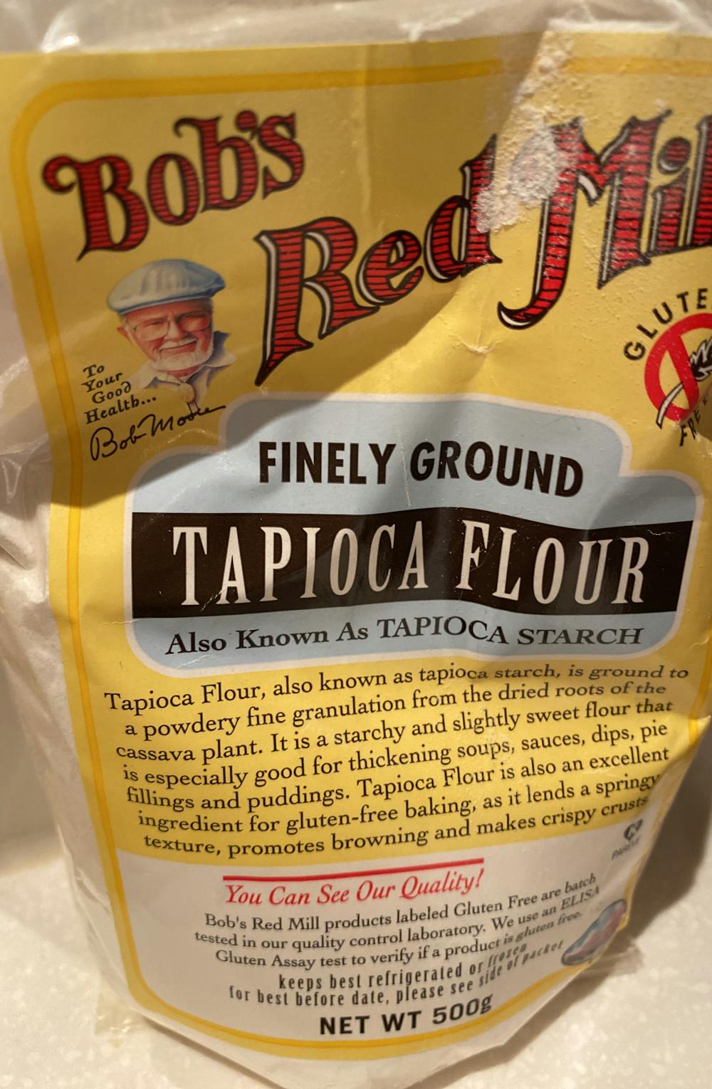 Tapioca flour, Bob`s red mill
