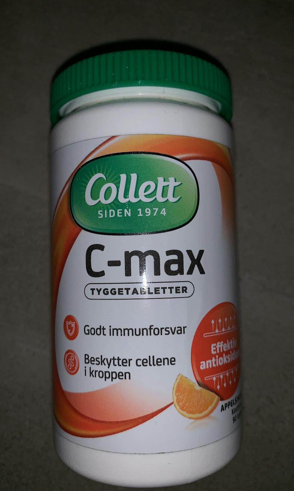 C-max tyggetabletter, Collett