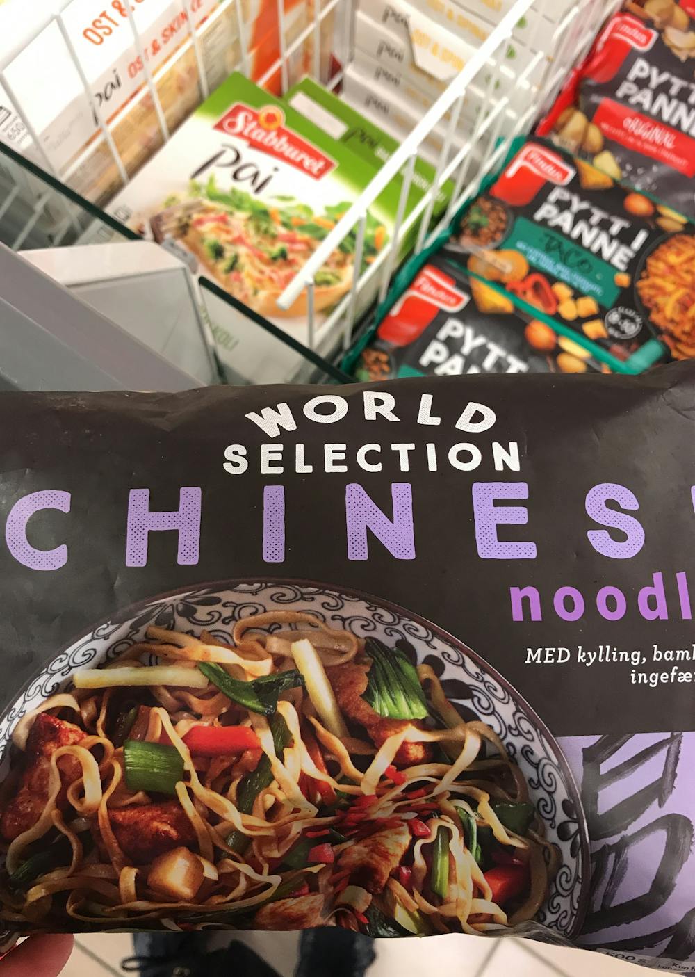 Chinese noodles med kylling, bambus & ingefær, World selection