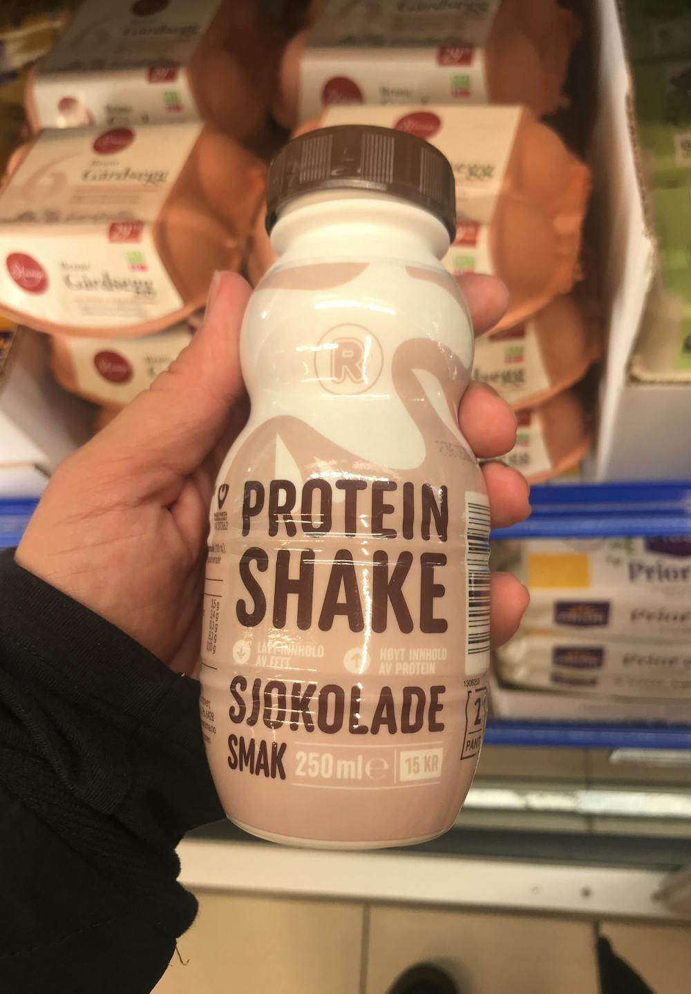 Protein Shake, sjokoladesmak, Rema 1000
