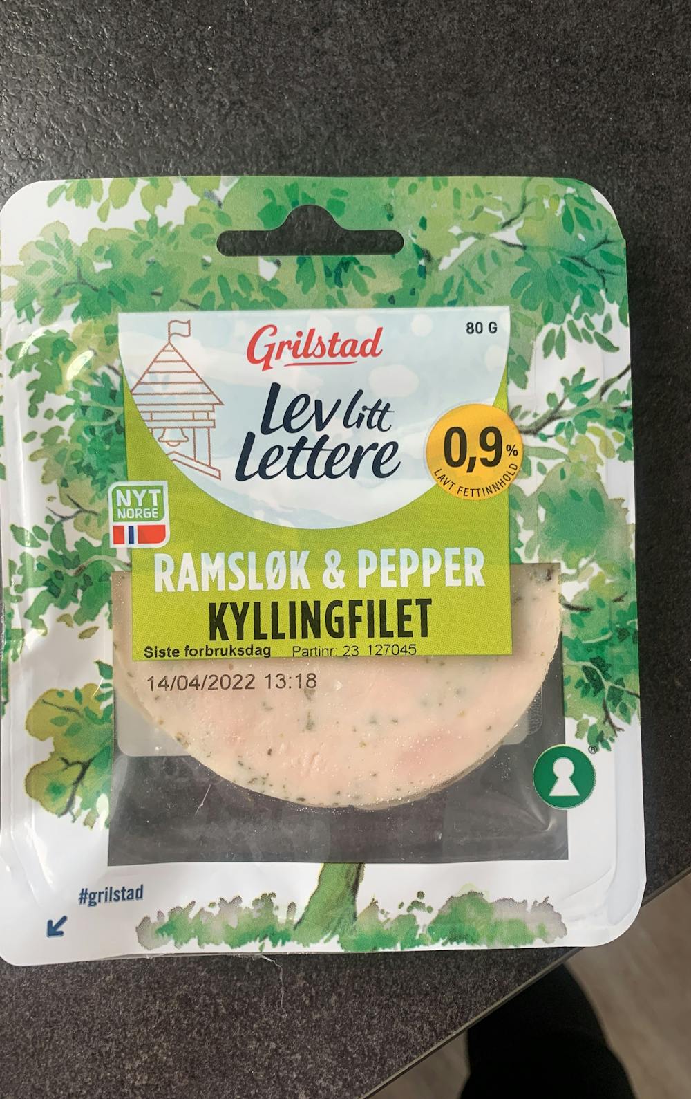 Ramsløk & pepper kyllingfilet, Grilstad 