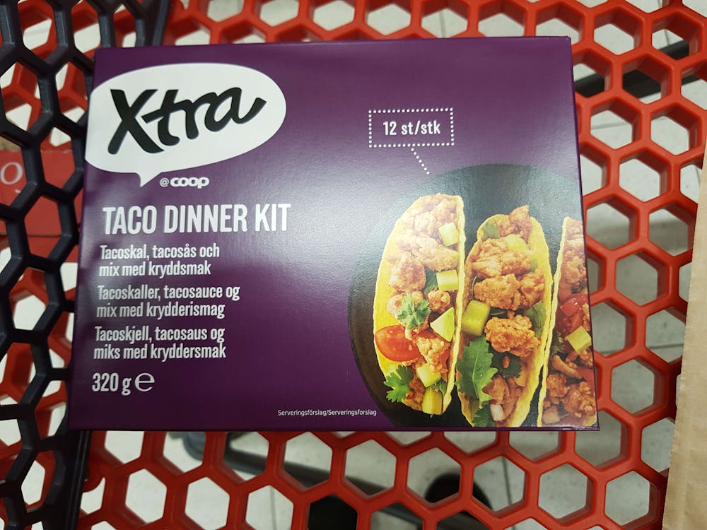 Taco dinner kit, Xtra