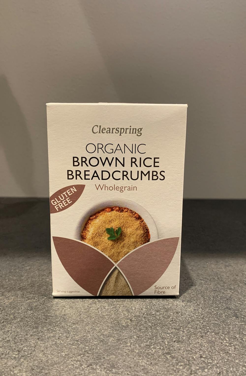 Organic brown rice breadcrumbs, Clearspring