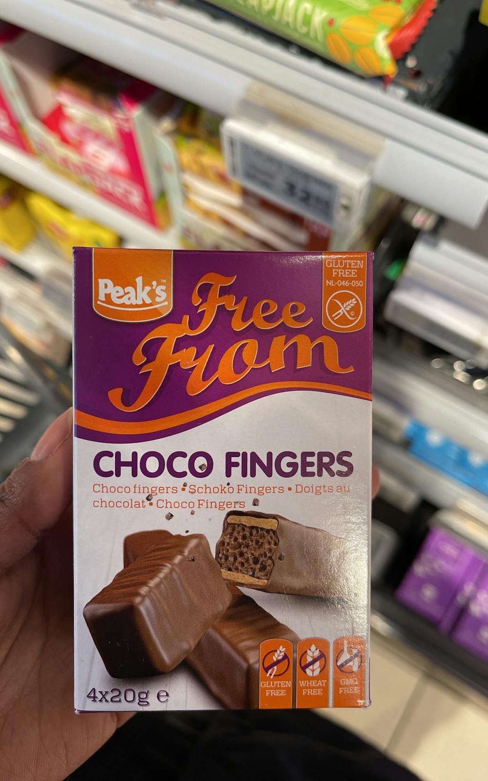 Choco fingers, Peak`s
