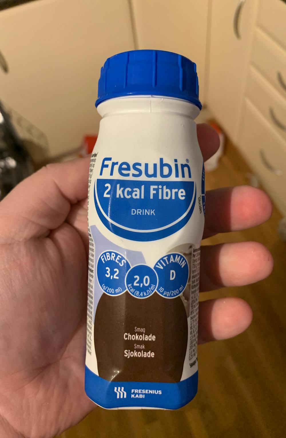 Fresubin 2 kcal drink Fibre, sjokolade, Fresenius kabi